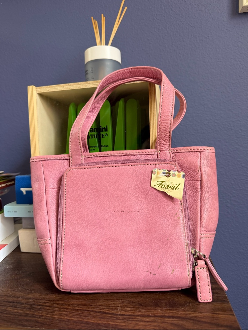 👛 VINTAGE Y2K PINK FOSSIL MINI PURSE 👛